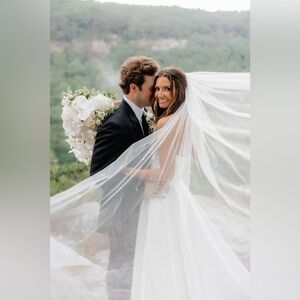 Cathedral Wedding Veil with Pearls